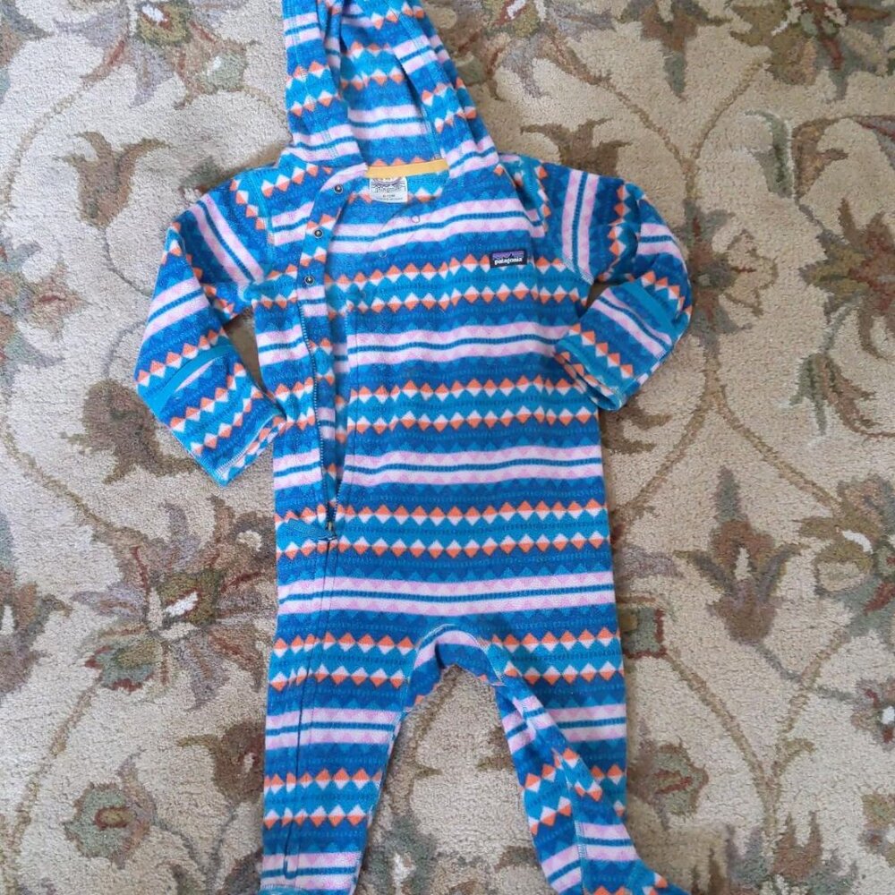Patagonia 6-12 M Micro-D Fleece Bunting